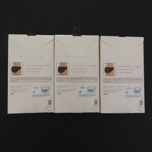 Secret Treasures Womens 20 XXL Seamless Bikinis 3 Packs of 6 NEW 18 Total - Picture 5 of 7